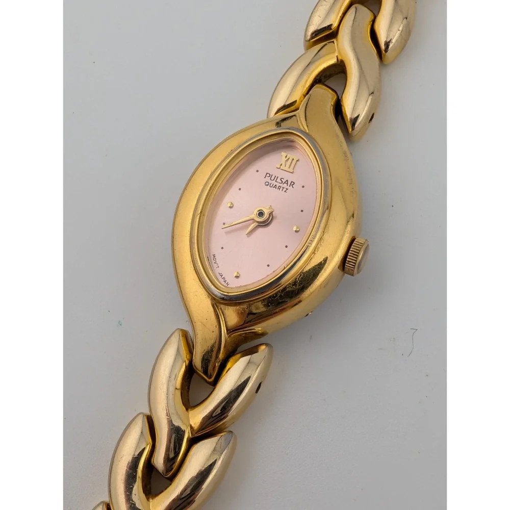 Vintage Pulsar Women's Watch 16mm Case Gold 6
